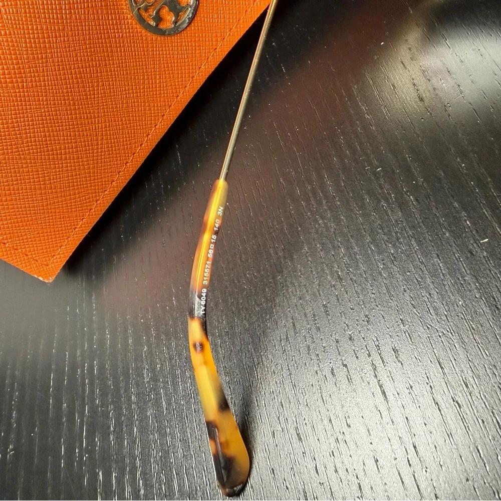 Tory Burch Sunglasses - TY6049 - Gold/ Tokyo Tortoise with Orange Case